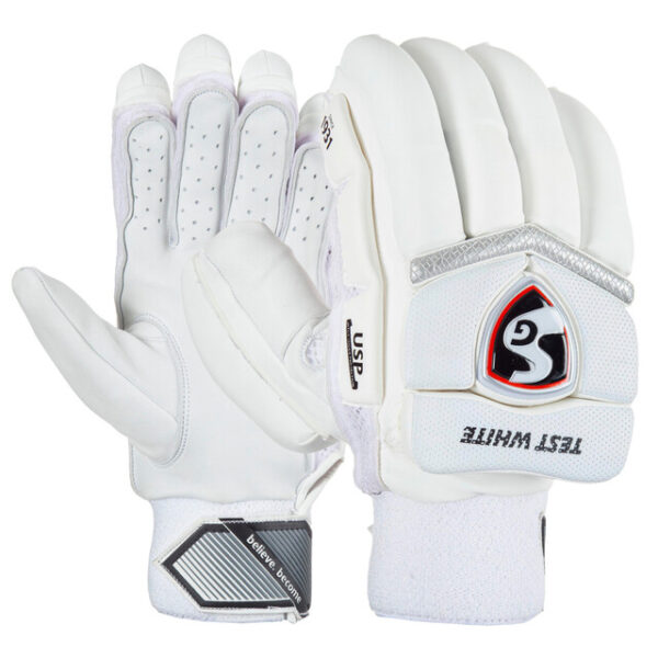 Sg Test White Batting Gloves